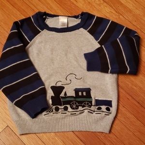 Toddler Boys Gymboree Train Sweater Size 3T